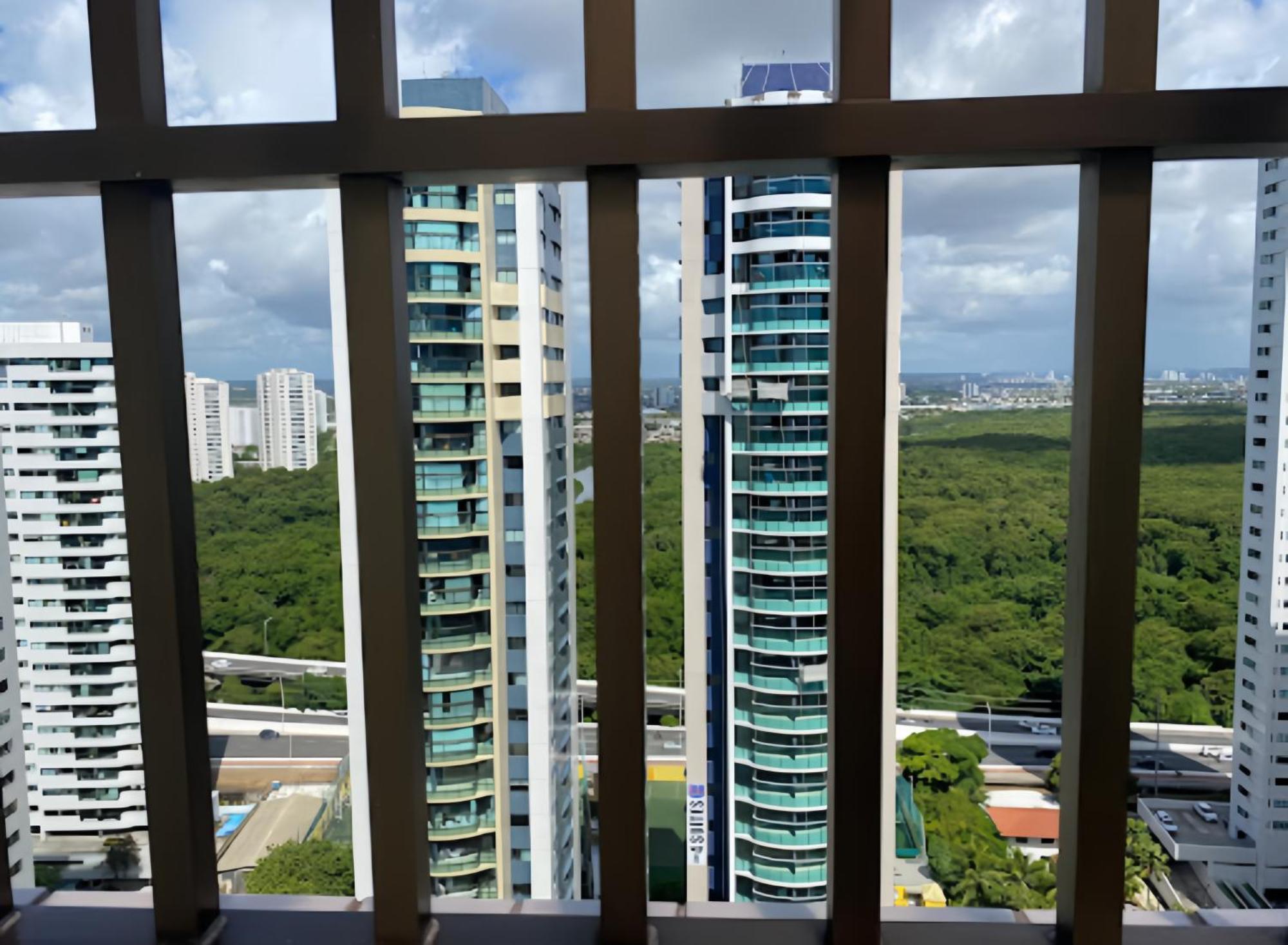 Flat Piscina No Rooftop Aluguel Temporada Em Recife Exterior foto
